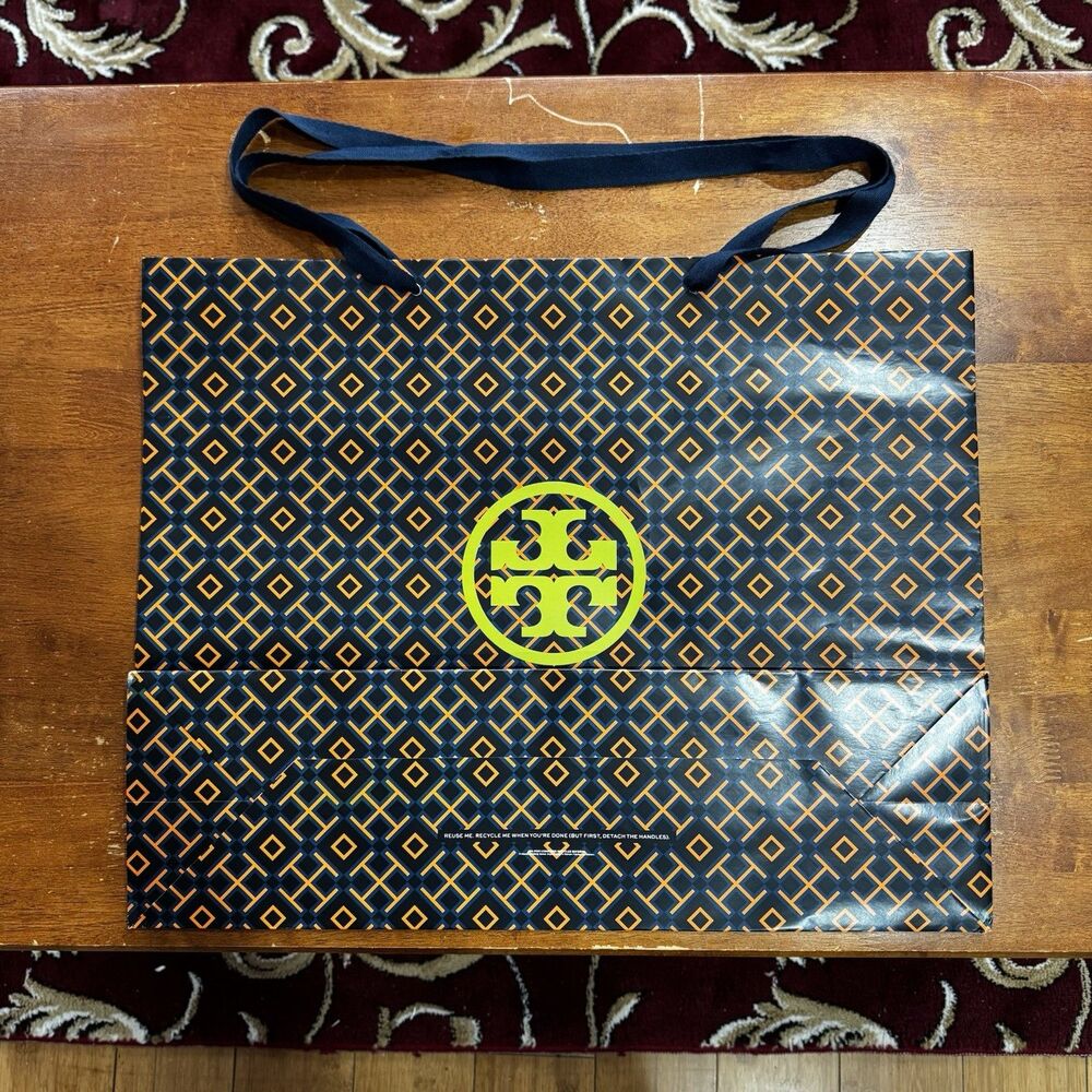 Tory Burch Large Gift Shopping Tote Bag Authentic 16 x 12" x 6"